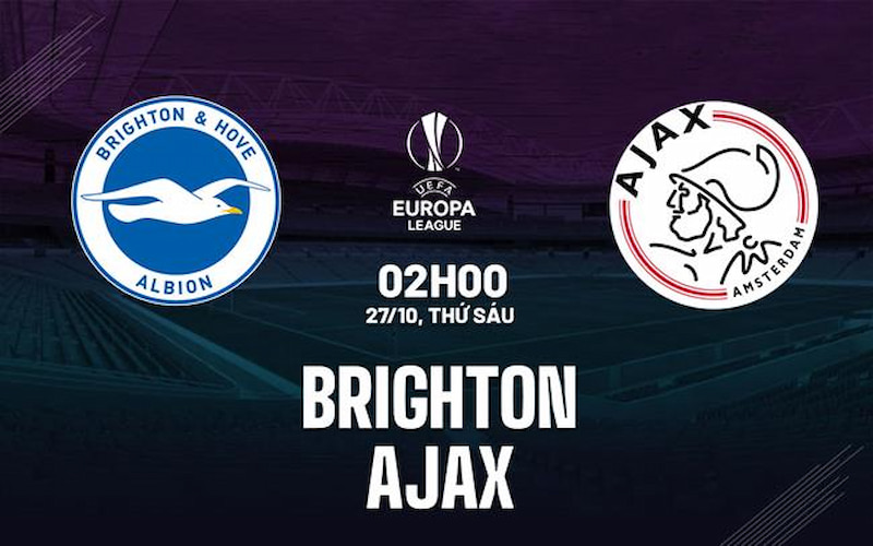 Soi kèo bóng đá Brighton vs Ajax, 2h 27/10/2023